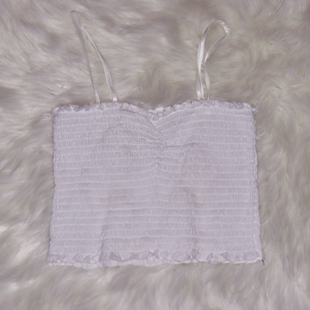 White Crop Top